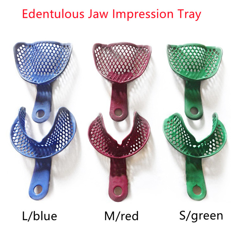 Best of 2Pcs Dental Impression Trays Edentulous Jaw Impression Tray Oral Plastic-Steel Teeth Holder Dentistry Impression Material Tools Reviews & Tips