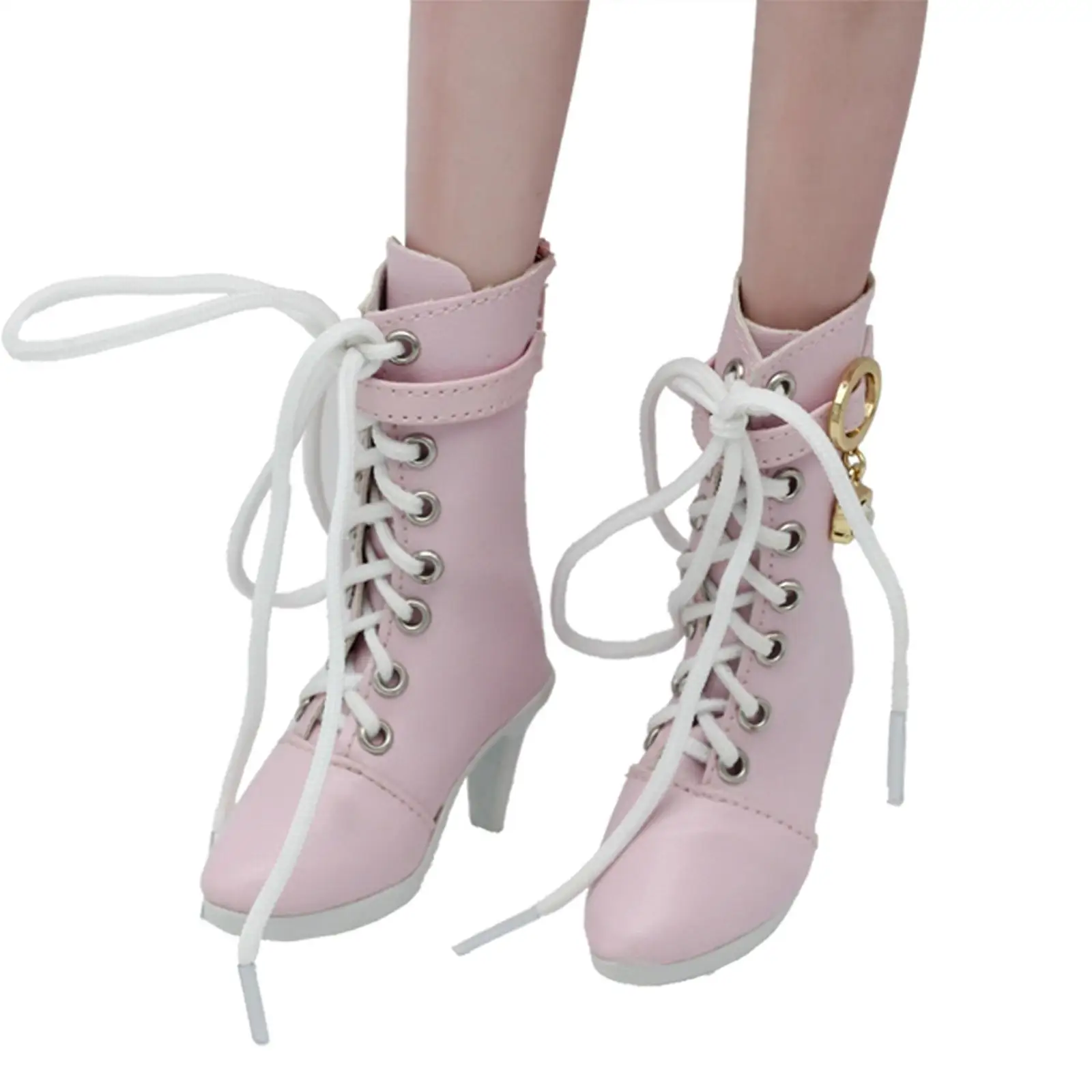 Dolls High Heels Boots Fashion Costume Accessories Doll Boots Miniature Boots Shoes for 1/3 Figures Dolls Part Accessory