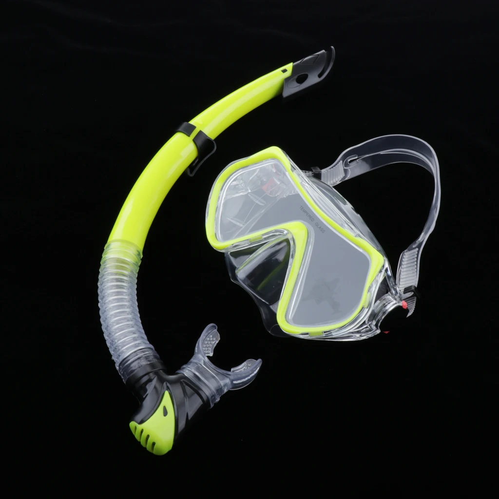 Scuba Diving Goggles Snorkel Set Women  Gear Mouthpiece Tube