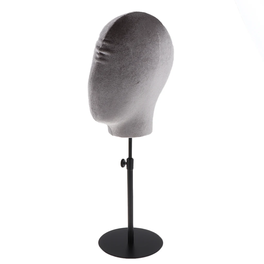 Hat Display  Holder Rack  Cosmetology Head,:approx.46-64cm/18-25inches