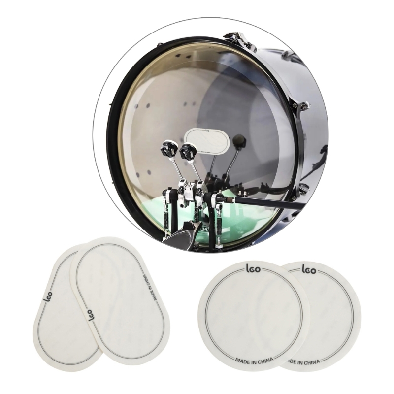 G92F Bass Drum Head Pad Impact Patch Schützende Drum Head Patches Drumhead Protector – Detail 2
