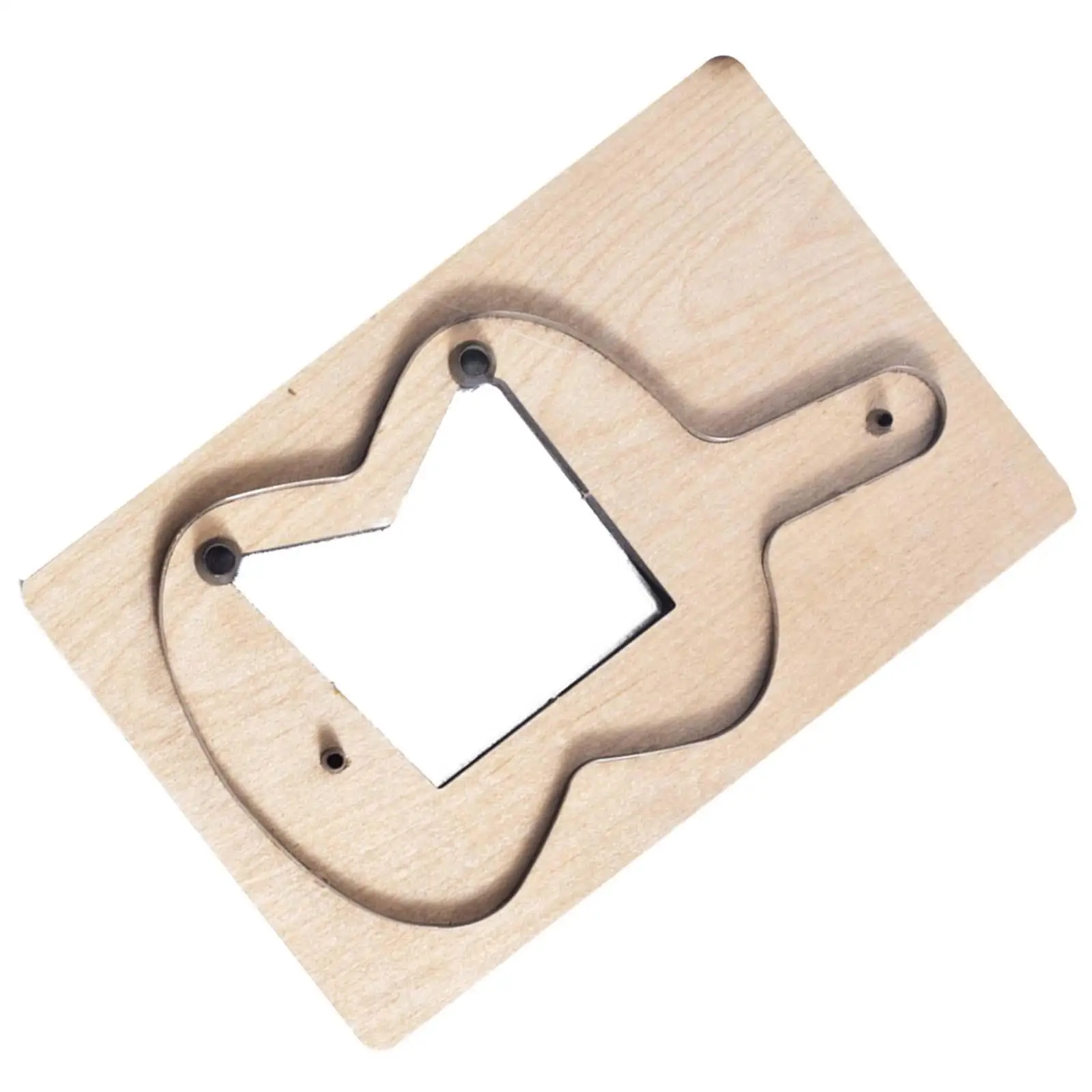 Key Sheath Wood DIY Practical Practice Leather Mini Keys Purse Making Die Cutting Stencil Leather Keys Case Template Accessories