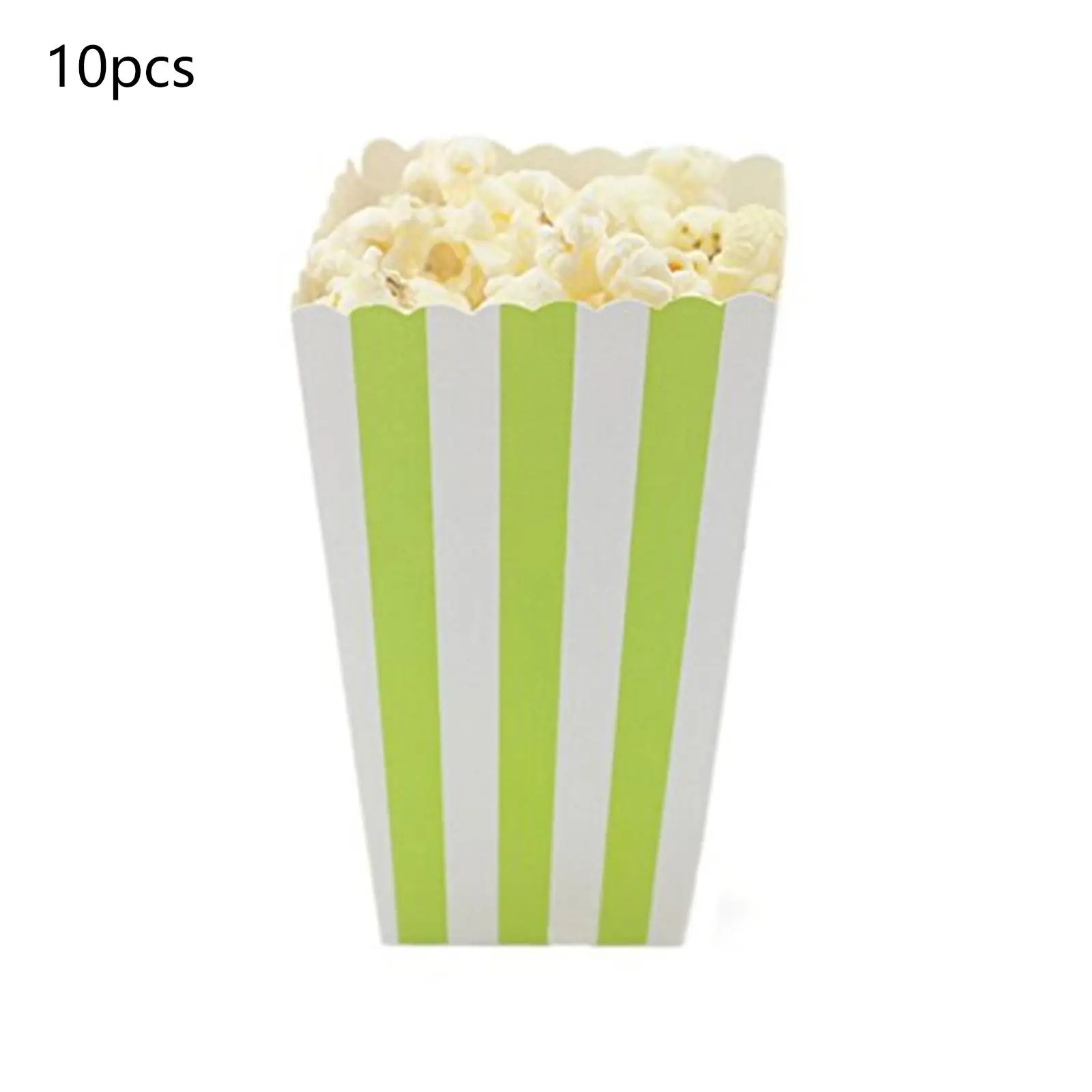 12pcs Popcorn Boxes Paper Gift Candy Bags Containers for Family Movie Night Theaters Festivals Party Wedding Supplies