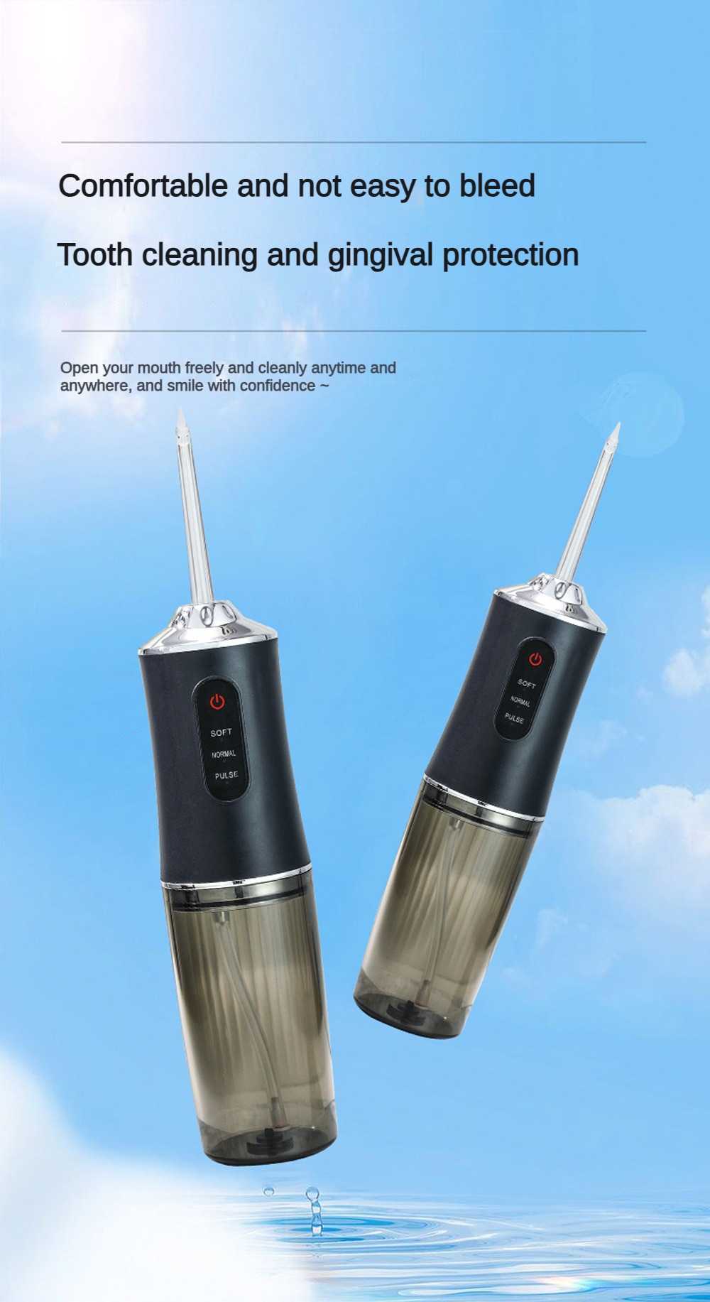 Title 3, Electric Water Flosser Oral Irrigator Convenien...