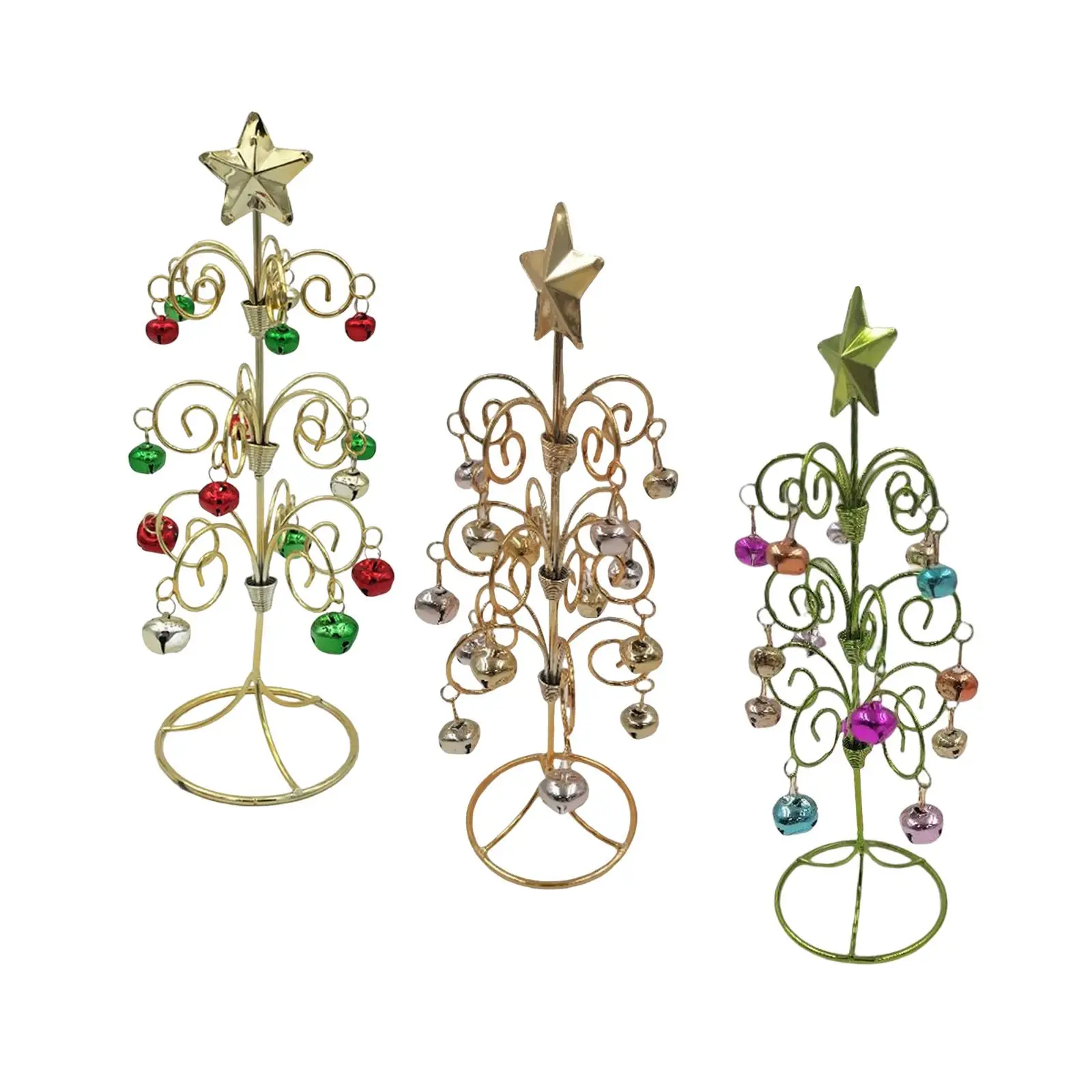 Creative Christmas Tree Desktop Art Ornament for Home Office Outdoor Decor Birthday Gift