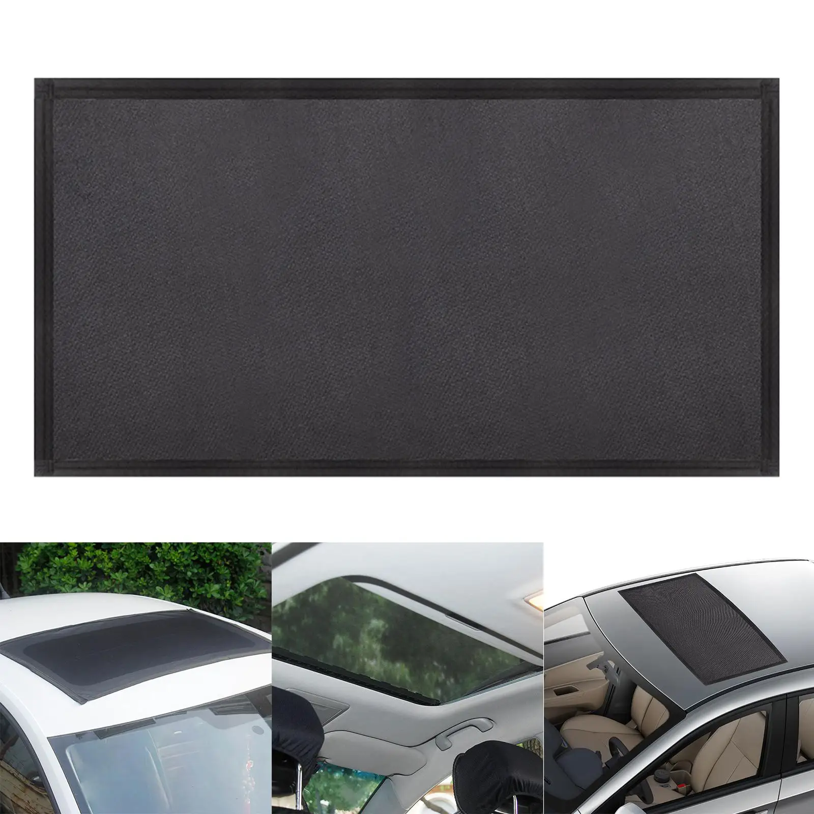 Sunroof Sun Shade Shield Magnetic Mosquito Proof Upgrade Retractable Breathable Moonroof Mesh Windshield Sunshade Car Roof Cover