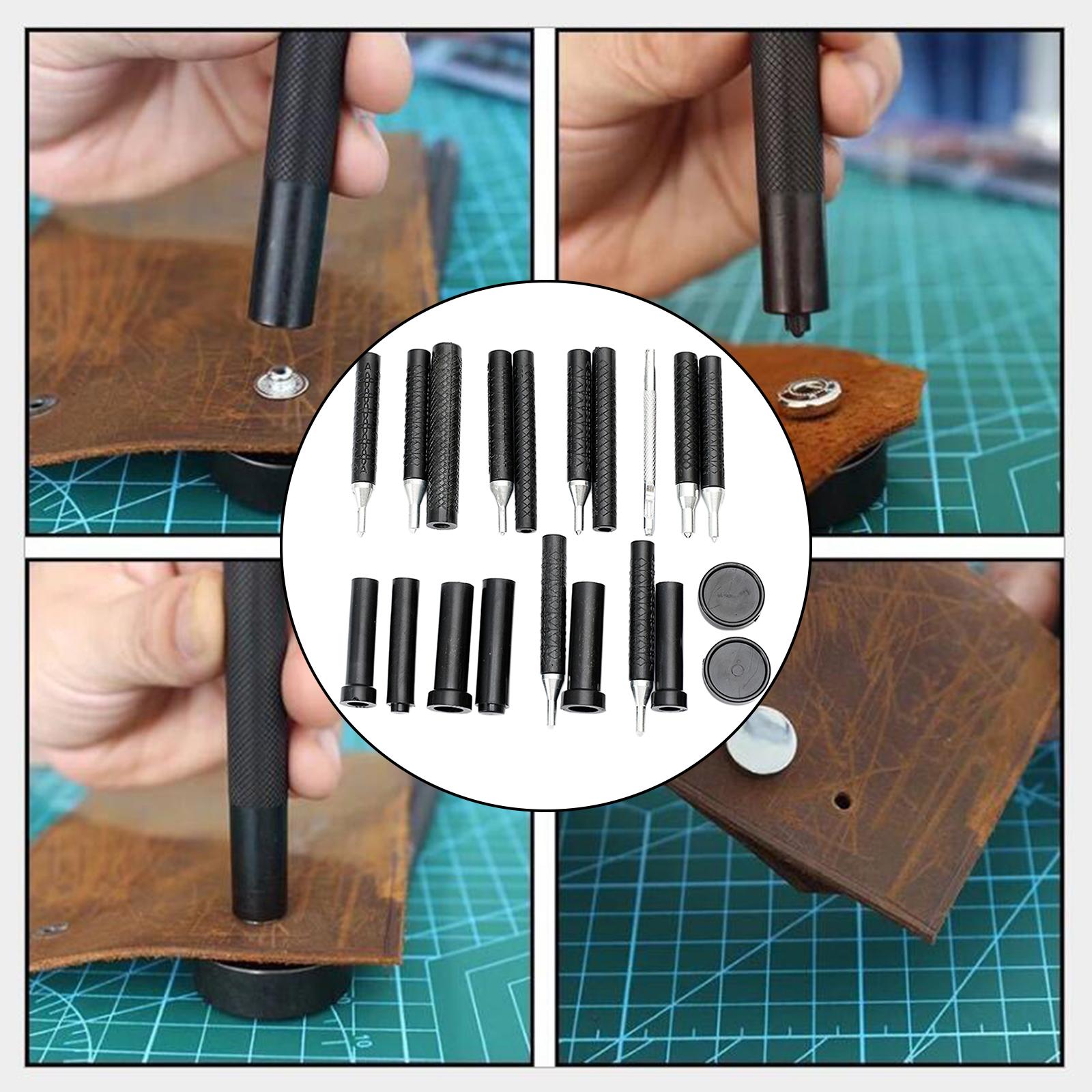 Heavy Duty Leather Puch Tool Snap Rivet Fastener Button Punch