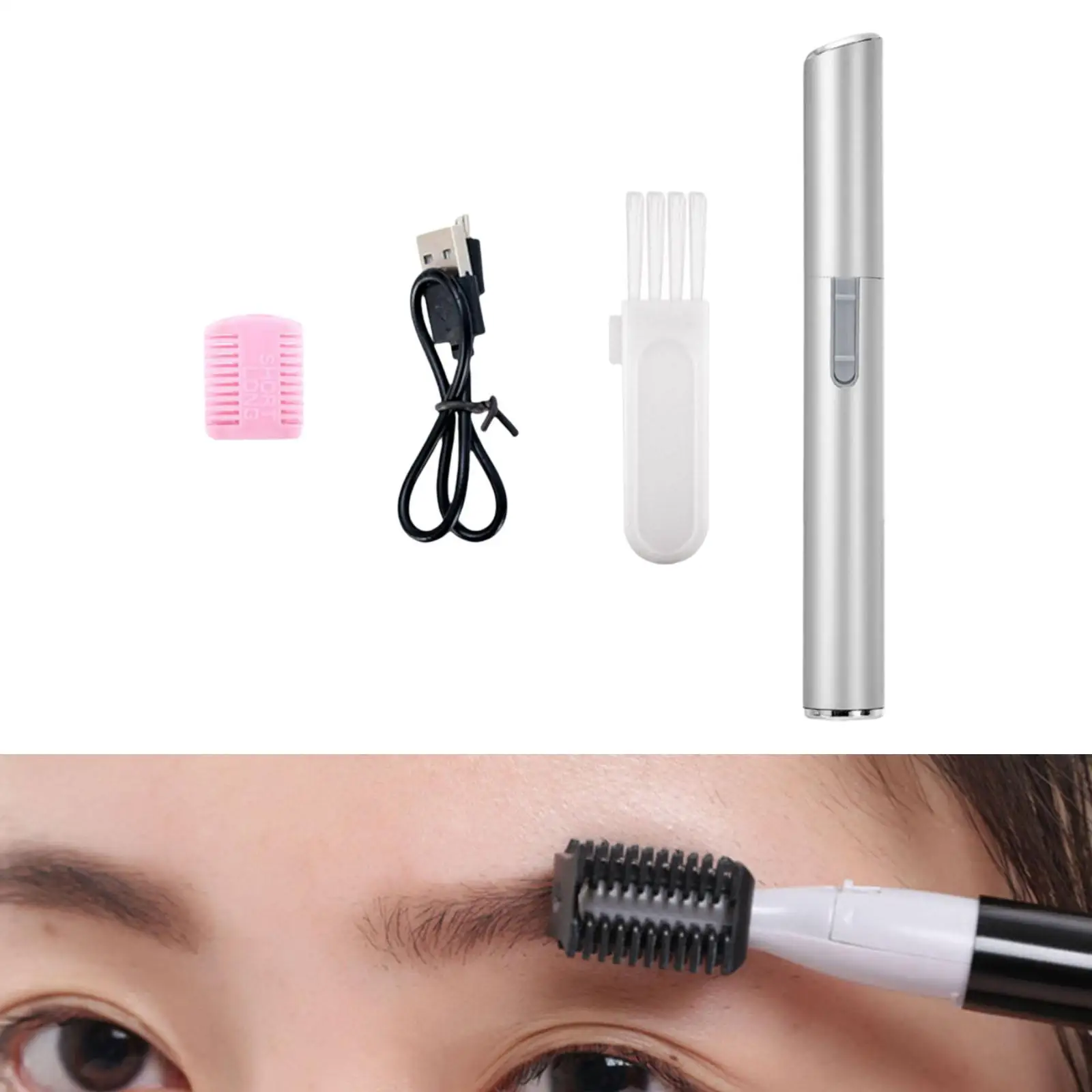 Eyebrowmer USB Rechargeable Portable for Face Practical Professional