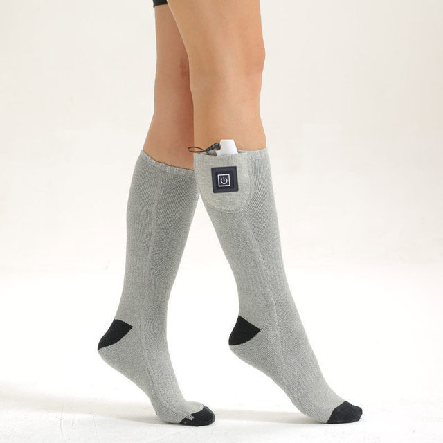 Chaussettes Chauffantes Rechargeables 2024 - 4500mAh, 3 Températures, Pour Hommes Et Femmes