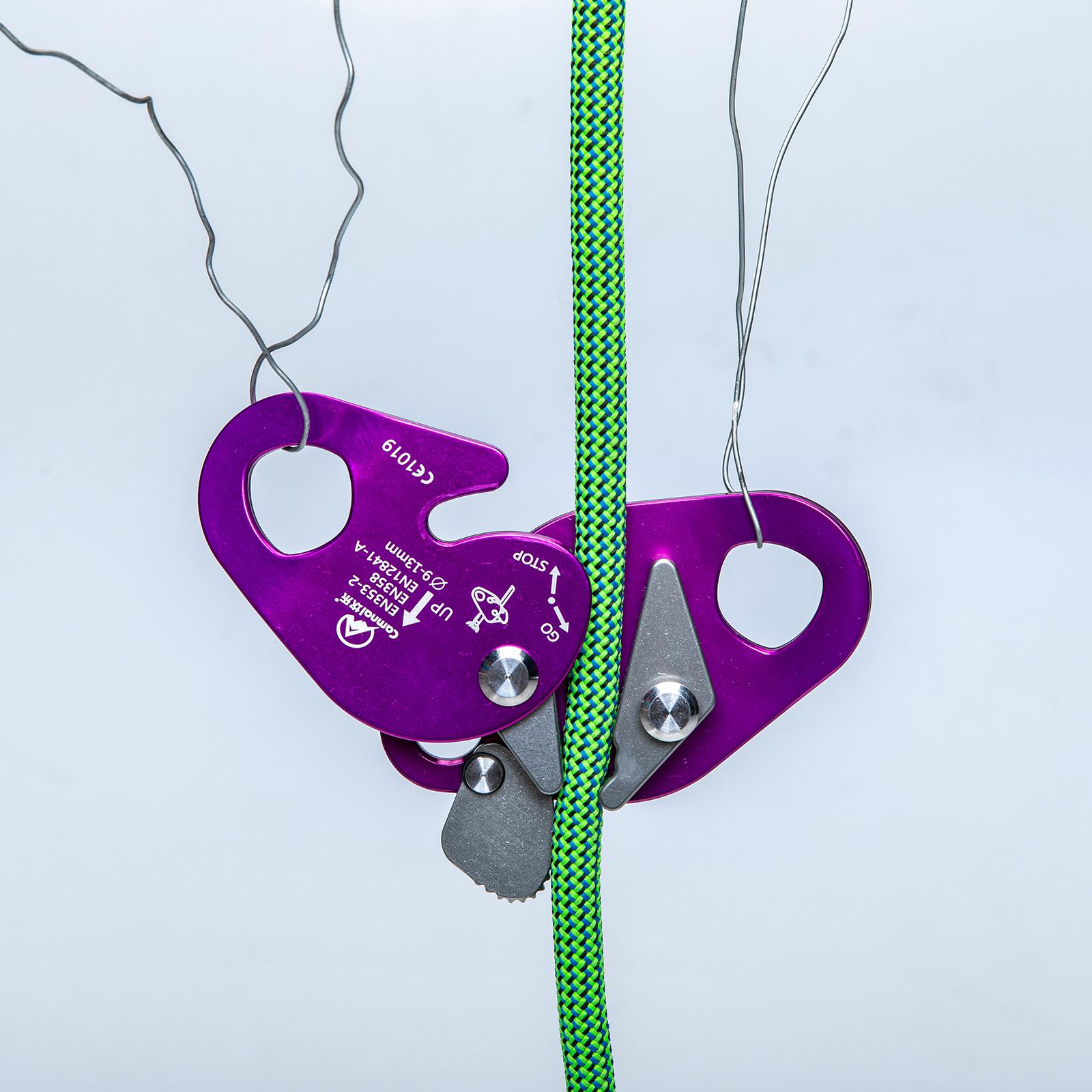 escalada arborista corda agarrar ao ar livre explorando ajustador proteção engrenagem para corda rappelling belay cordão