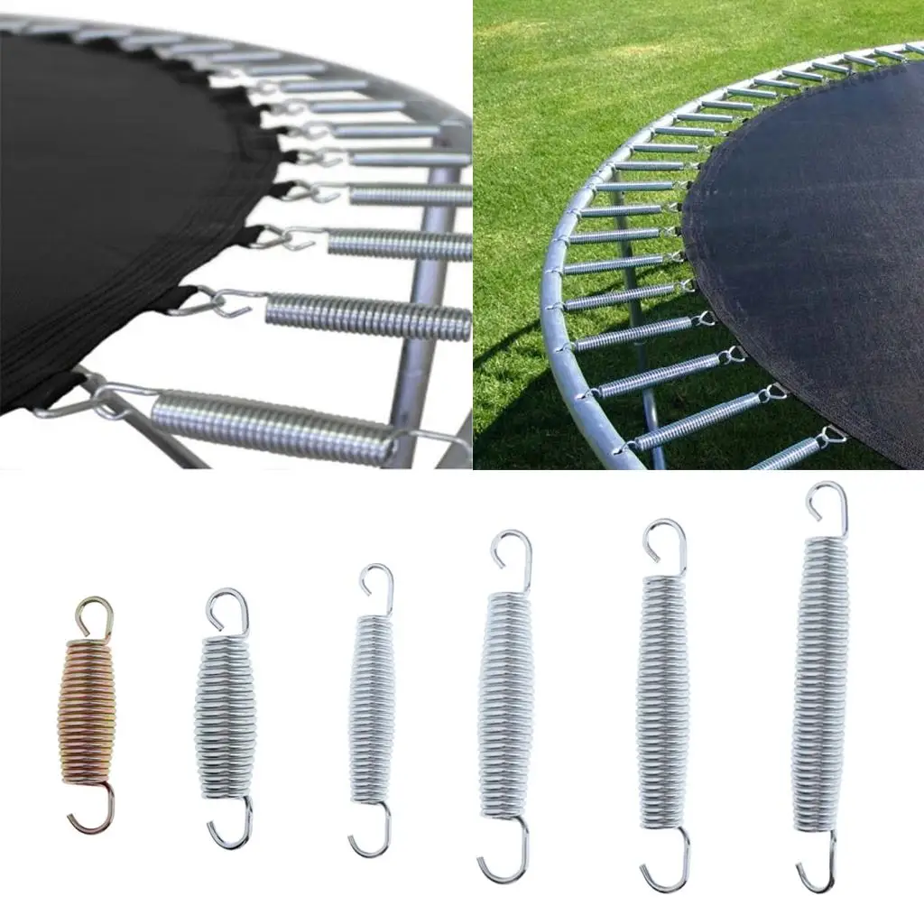 Premium Trampoline Springs 3.5 to 6.5 Inches Stainless Weather Resistant