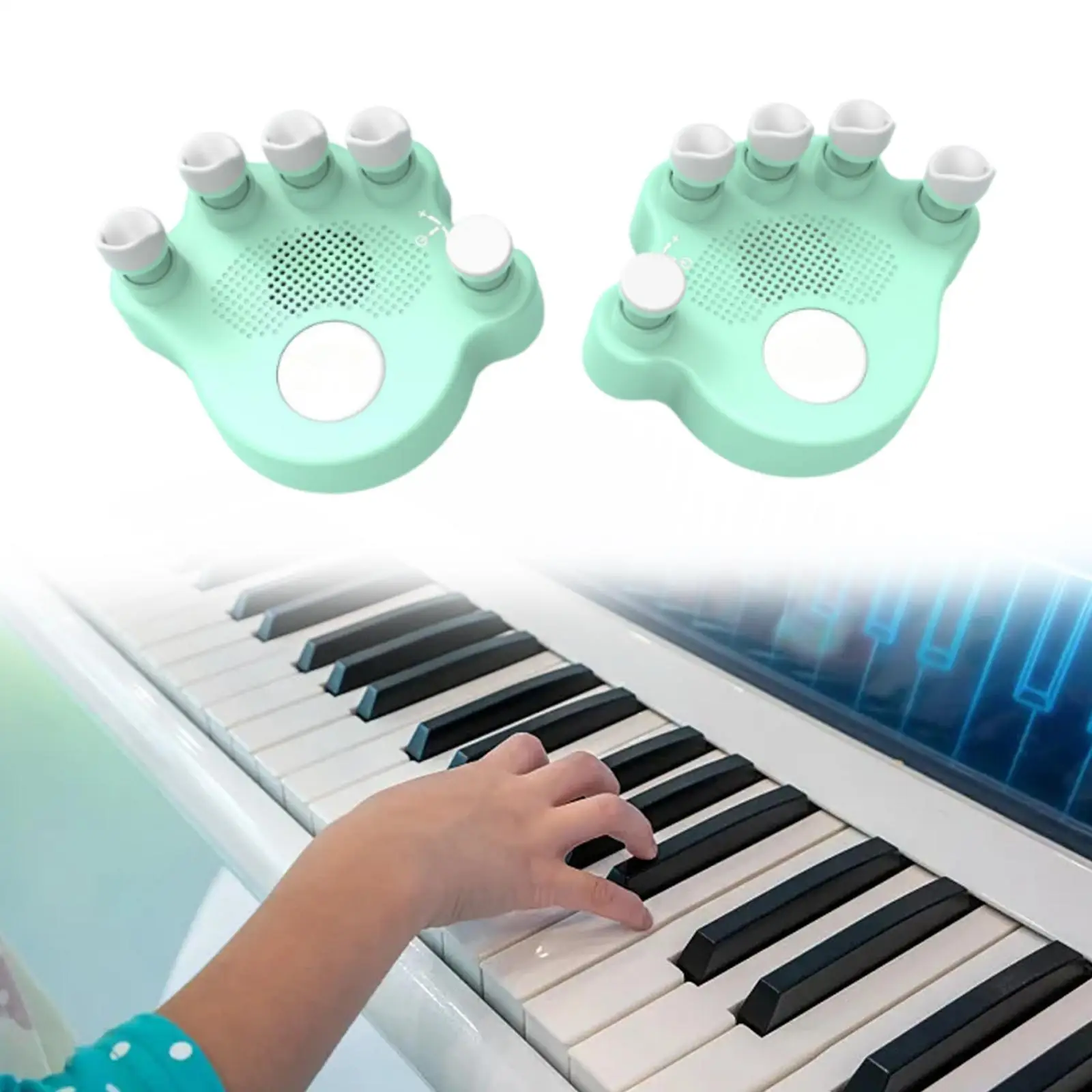 Piano Finger Trainers Built in Piano Music Speaker Hand Exerciser for Gift