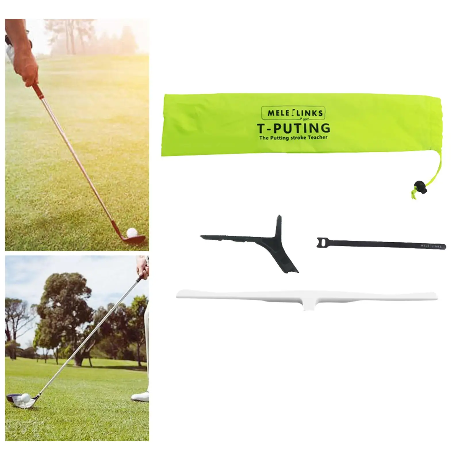 Multipurpose Golf Putter T Putting Nonslip Putting Gesture Assist for Home