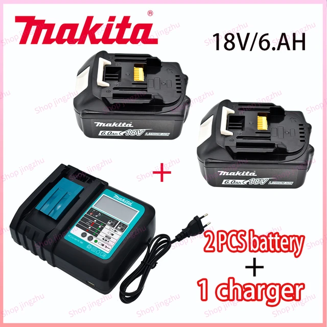 6.0Ah 100% Original Makita 18V Uses LED Lithium Ion Instead Of LXT BL1860B  BL1860 BL1850 To Charge The Battery Of Electric Tools - AliExpress