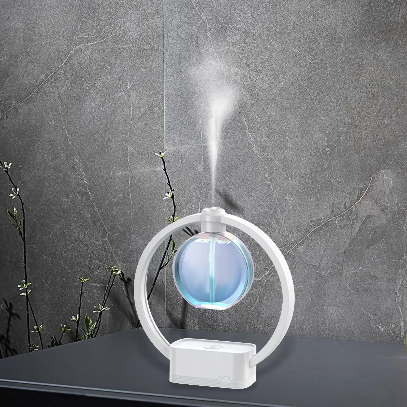Portable Atmosphere Light Decorations Quiet Essential Oil Diffuser for Living Room Home SPA Office