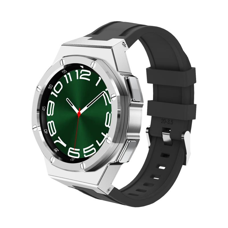 Modification Kit Case For Samsung Galaxy Watch6 Classic 47mm 43mm Stainles Steel Metal Strap Bracelet Galaxy6Classic Rubber Band
