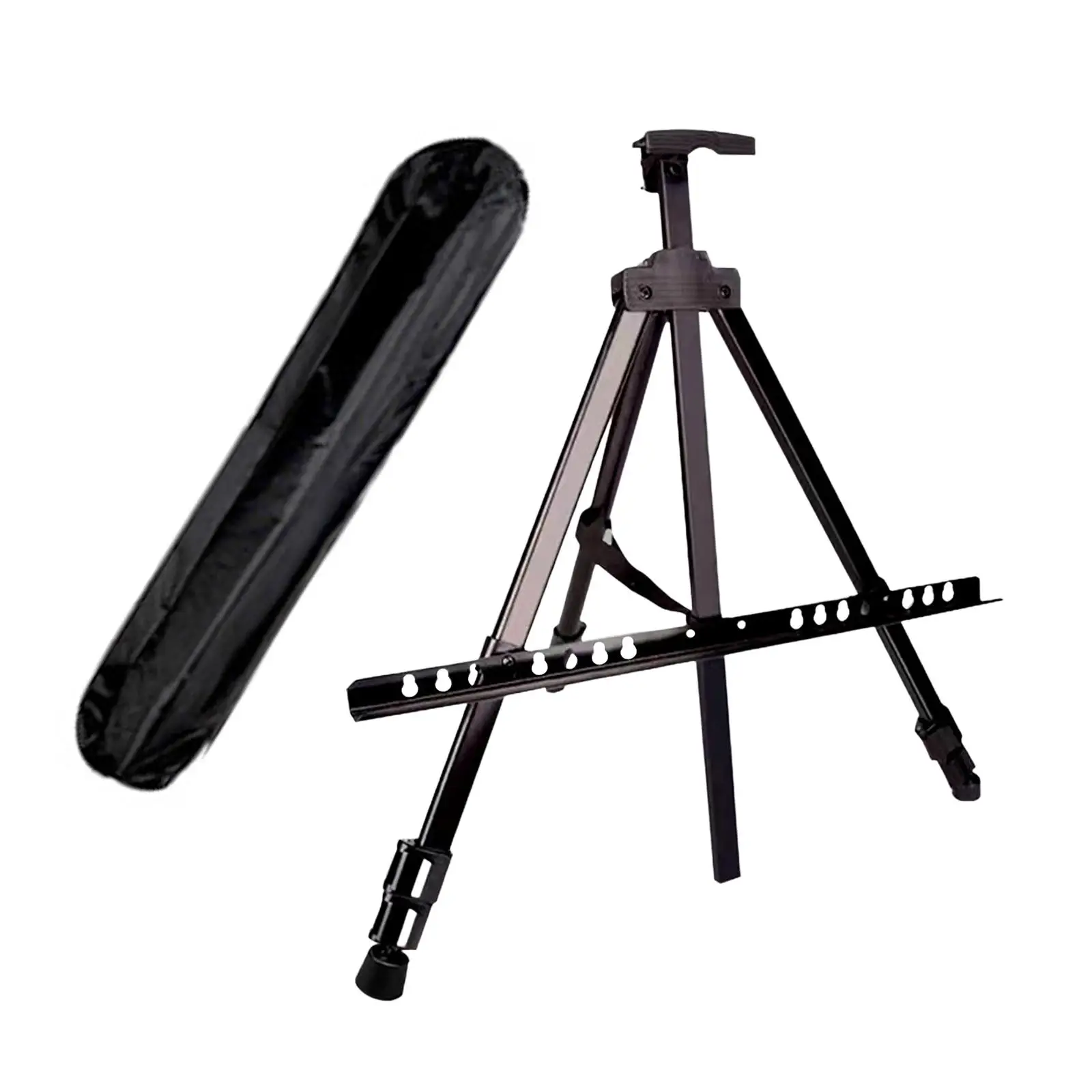 Painting Art Easel with Bag Adjustable Height Artist Easel Stand Tripod Display Easel for Photo Frame Home Displaying Wood Board