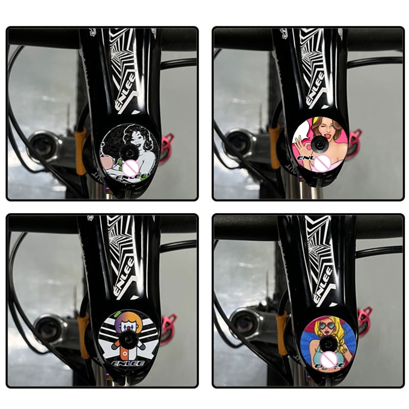 Description Picture 5 of item33mm Bike Stem Top Cap Cover Bicycle Carbon Fiber Headset Top Cap & Bolt Fork Tube Cover Bicycle Modification Accessories