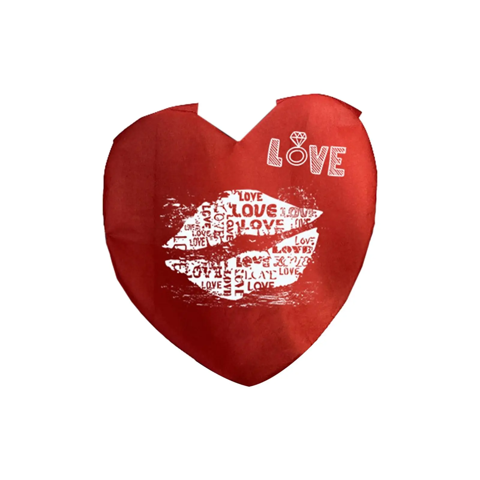 Valentine`s Day Heart Costume Funny Letter Printed Clothing Props Tops for Halloween Performance Fancy Dress Party Anniversary