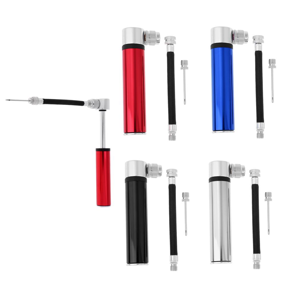 Aluminium Alloy Air Pump ball  Bicycle Bike Inflator Tire Portable Hand