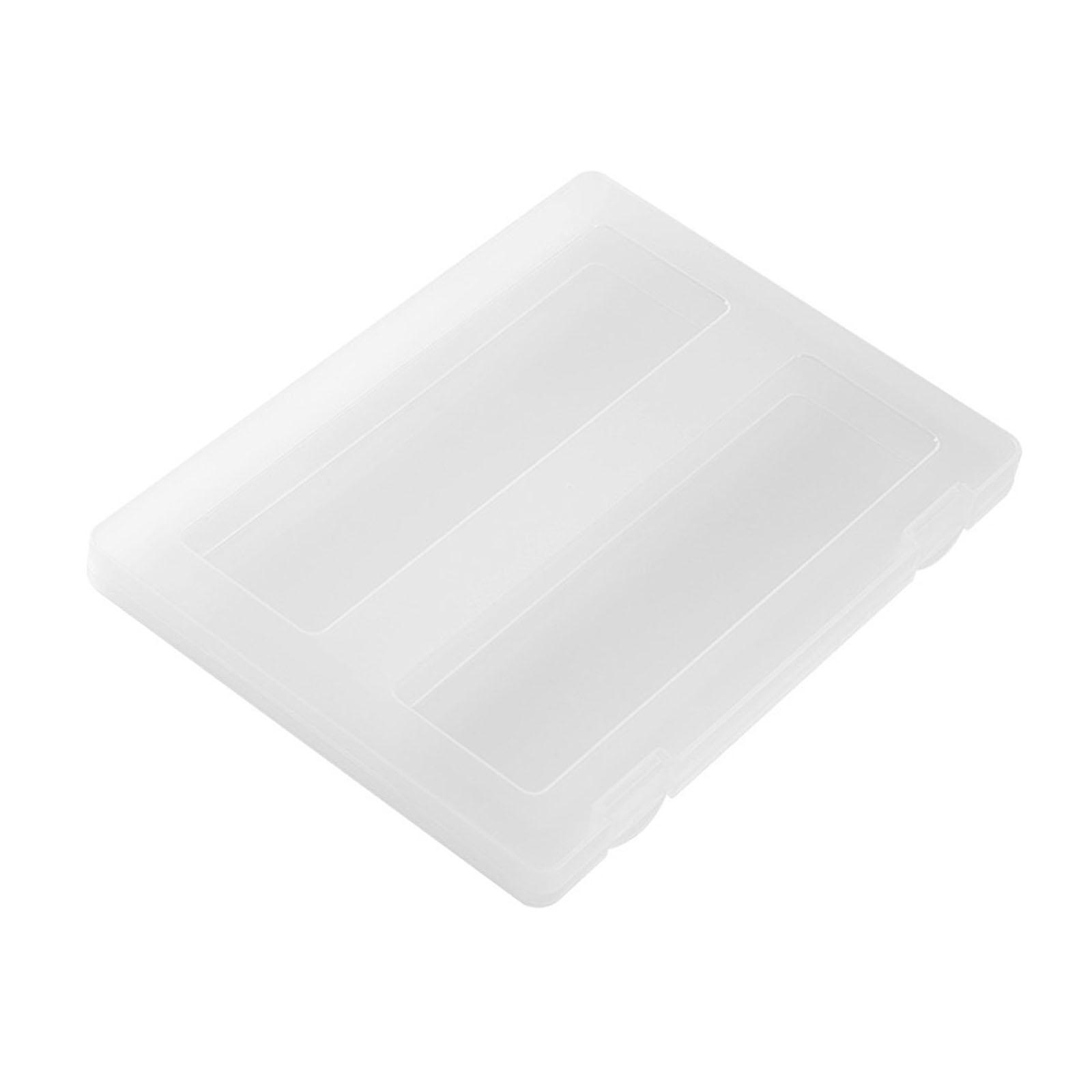Clear File Box File Folder Magazine Paper Office Home Desktop Office School A4 Holder files Document Organizer Project Case