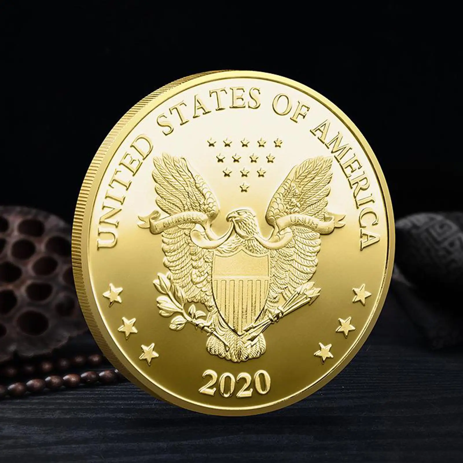 Gold Plated President of the United States Joe Biden Coin  Coin Inauguration Collectibles Collection