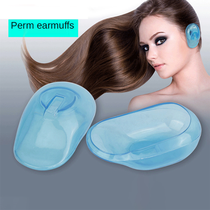 Best of 2Pcs Reusable Hairdressing Ear Cover Waterproof Ear Protector Hair Dyeing Earmuffs Silicone Bath Barber Coloring Ear Protect Cap Reviews & Tips