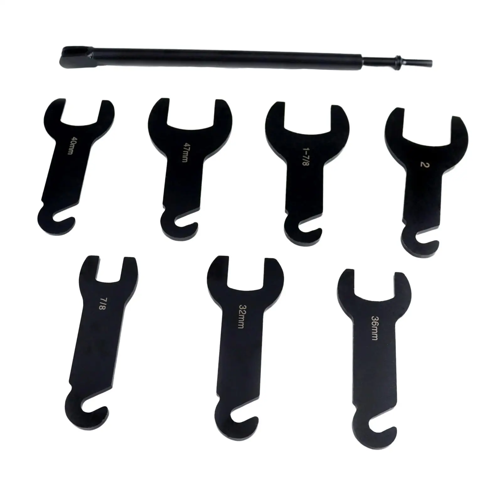 8Pcs Pneumatic Fan Clutch Wrench Set 43300 Car Disassembly Tool Easily Removes and Installs Solid for Jeep Cars Vehicles