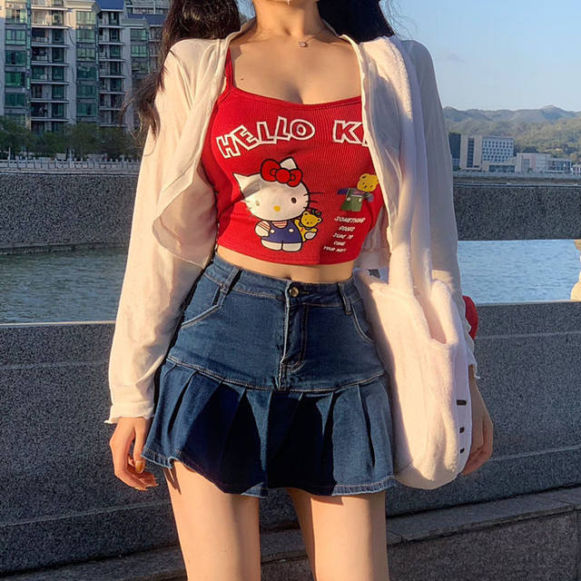 Hello Kitty Top Women, Cute Hello Kitty Clothes