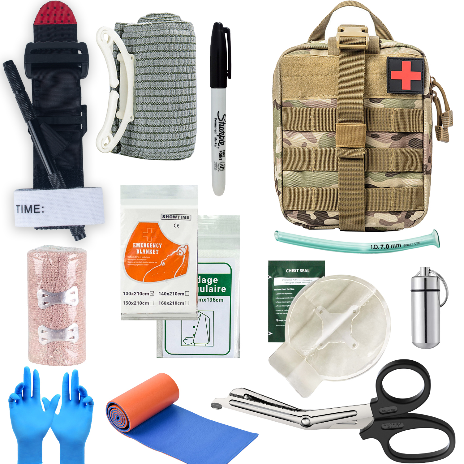 Ifak trauma kit primeiros socorros médica bolsa