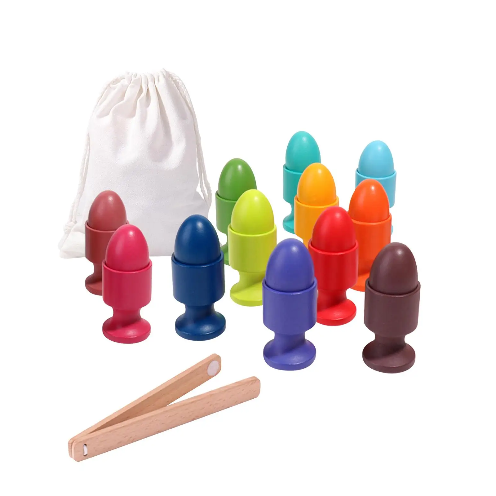 Color Sorting Color Sorting Game Sensory Toys Educational Toys Wooden Sorter Game for Boys Preschool Girls Children Toddlers