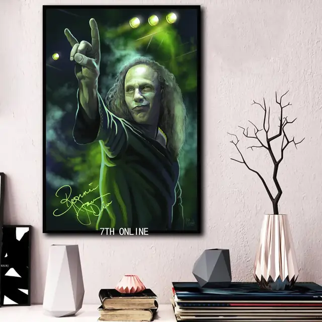 Dio Band poster Decorative Painting 24x36 Canvas Poster Wall Art