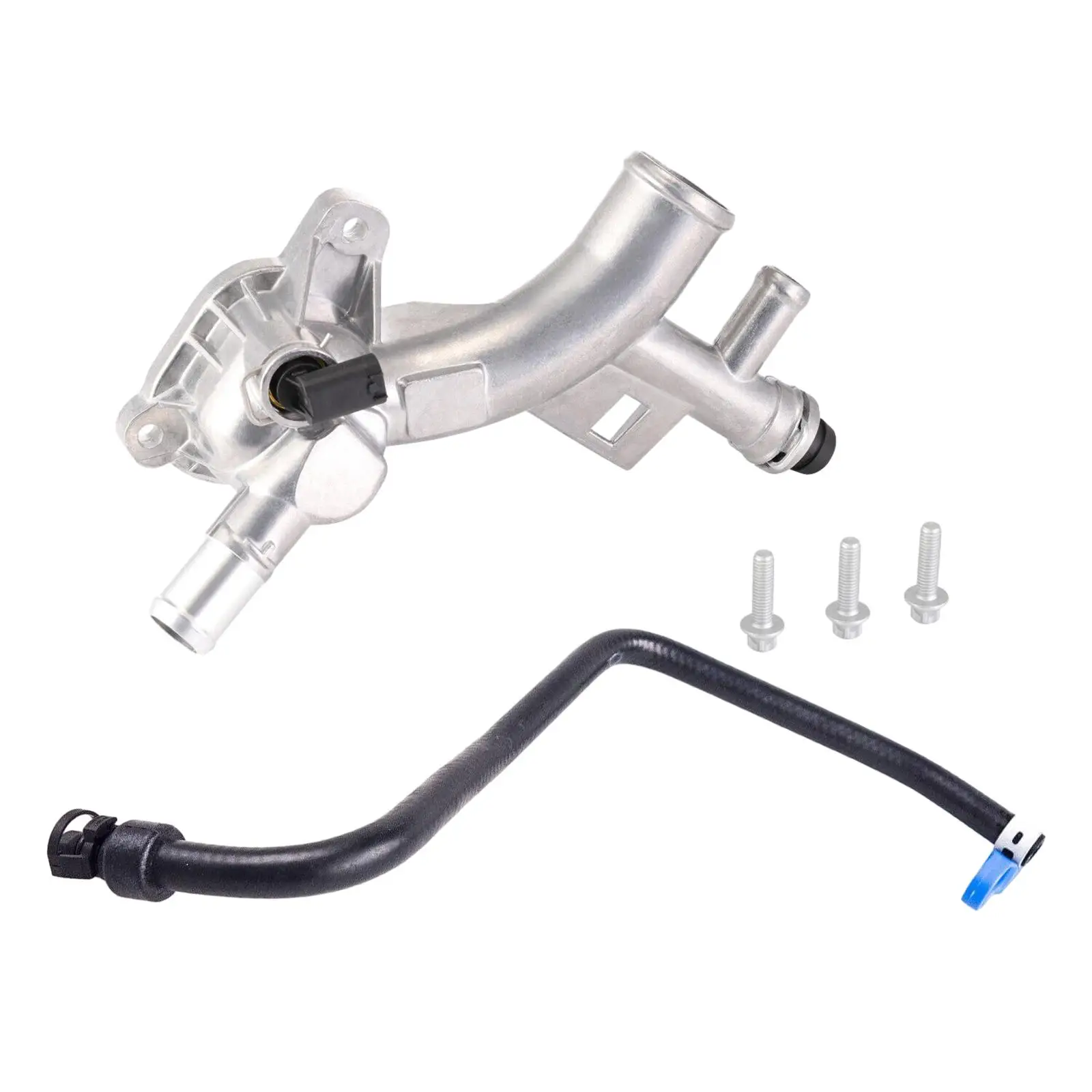 Water Outlet Thermostat Coolant Water Outlet 25193922 Metal 55565334 Inlet Hose Directly Replace for Cruze 1.4L