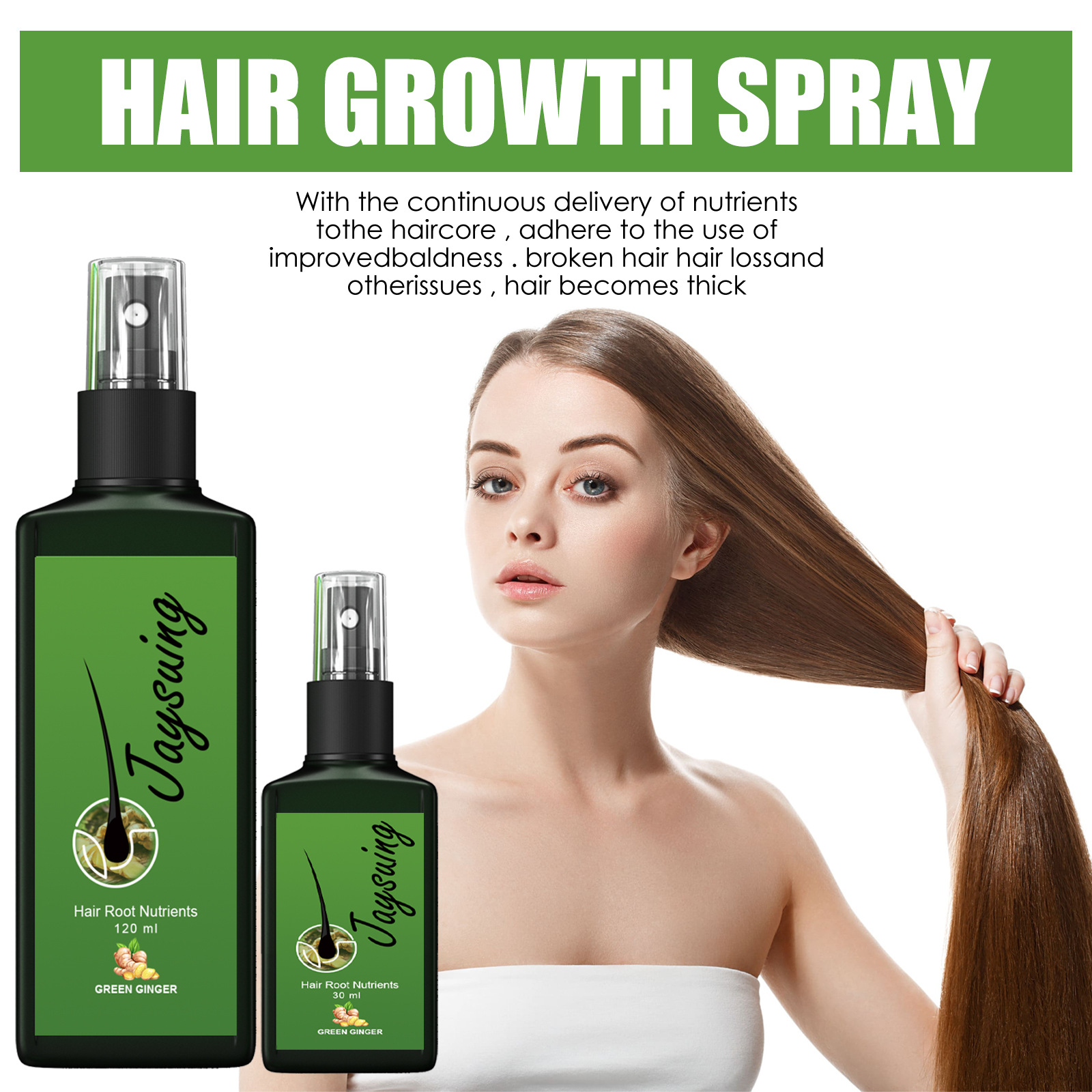 Best of Jaysuing Hair Growth Oil Strong Hair Scalp Massage Liquid Fast Growing Germinal Anti-loss Treatment Serum Hair Lotion Hair Care Reviews & Tips