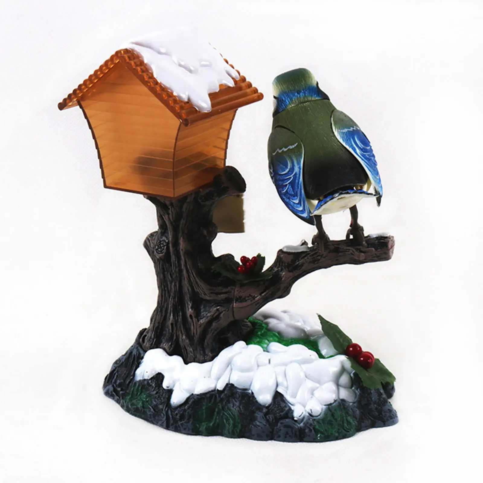 Talking Sound Control Bird Toy Office Garden Party Creative Gift Home Decor