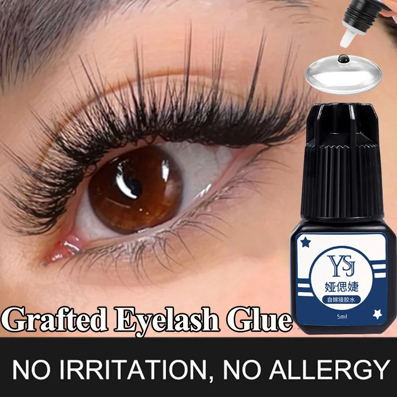 Best of 5ml Waterproof Grafted Eyelash Glue No-irritant Quickily Drying Eyelashes Extension Glue 45days Lasting Firm Lash Glue Makeup Reviews & Tips