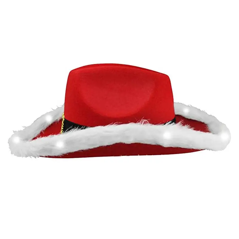 Funny  Hat with Light  Gift Fedoras Costume Merry  Adult