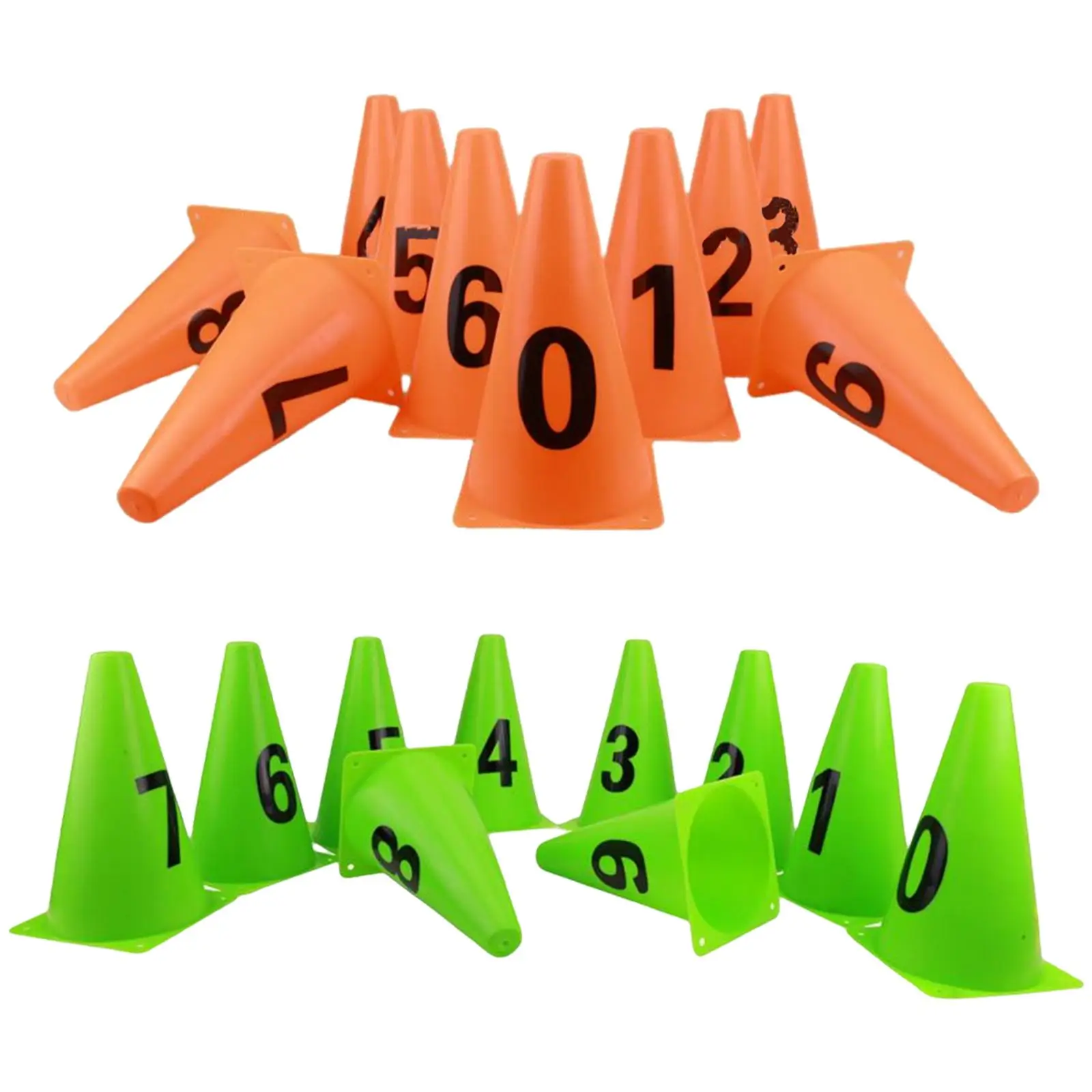 10x Small Cones Multipurpose Supplies Makers for Outdoor Indoor Activities