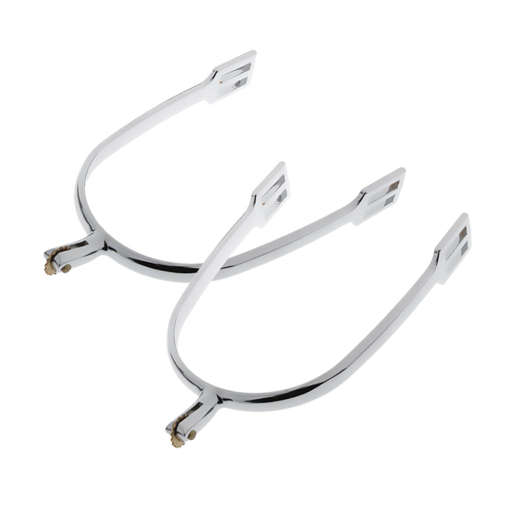 1 Pair Zinc Alloy Horse Riding Equestrian Training Spur for Men Rider 135mm