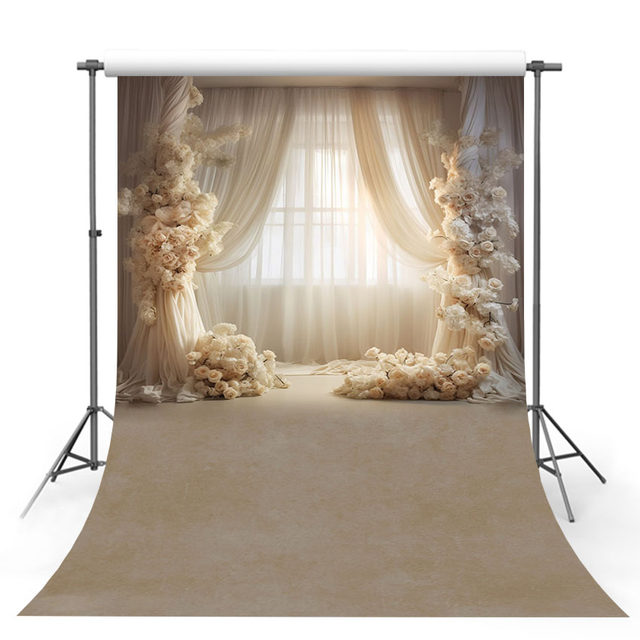 Toile Fond Photo MEHOFOND 1,5x2,1m - Déco Pampa Pour Shooting Grossesse, Anniversaire