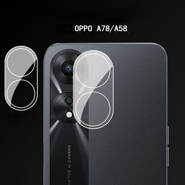 REDDWARF 3D Camera Lens Protector Glass for Oppo A78 5G