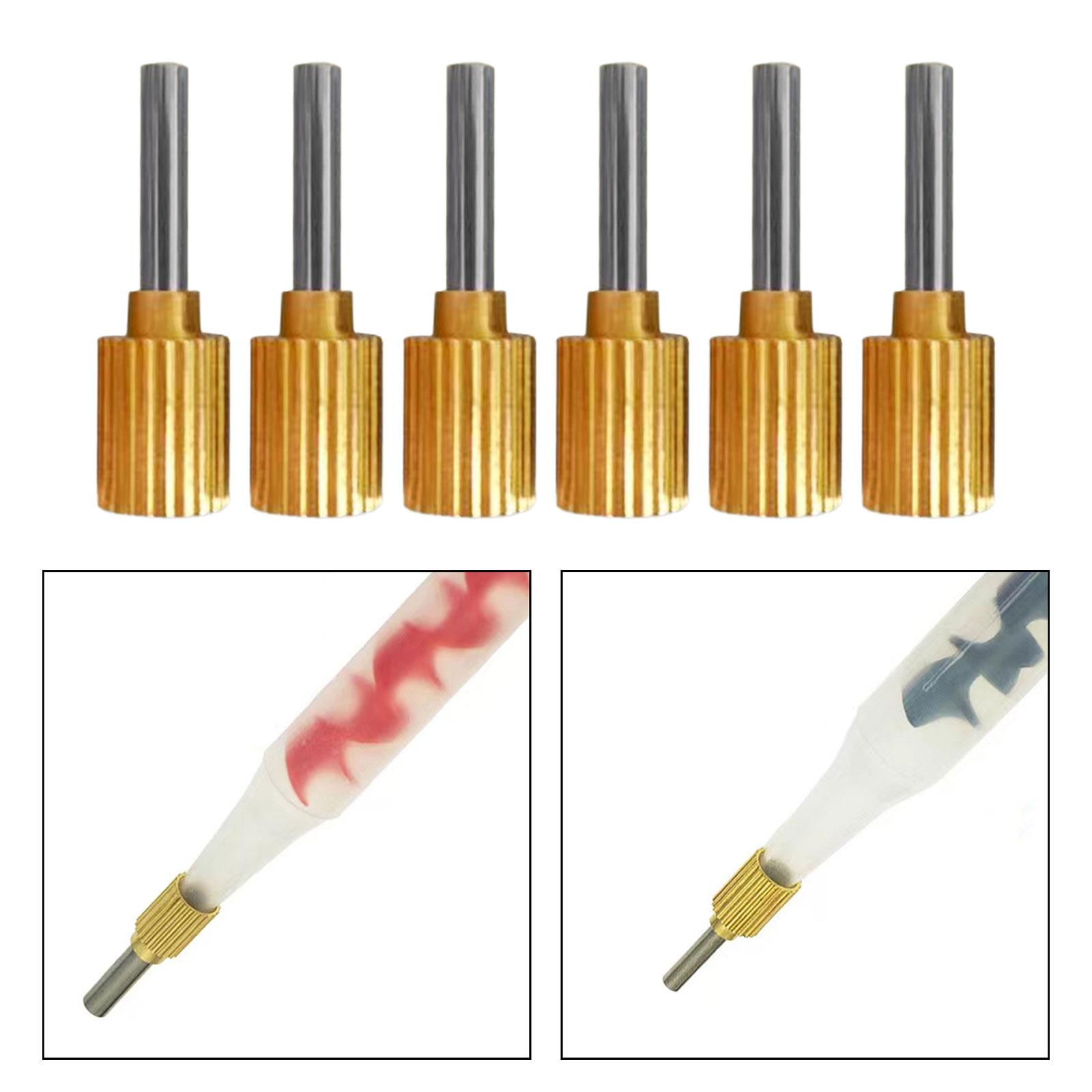 6Pcs Hot Melt Glue Tool Nozzles Mouth Professional Small Diameter Nozzle