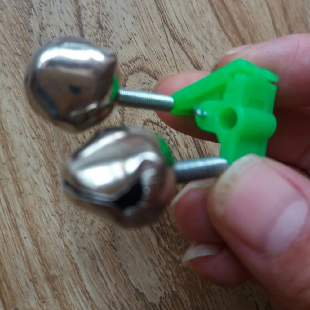 Description Picture 3 of item10PCS Rod Tip Clamp Fishing Pole Fish Bite Lure Alarm Fishing Bells Fishing Accessory Gifts 2023 Alert Twin Bell Ring Clip