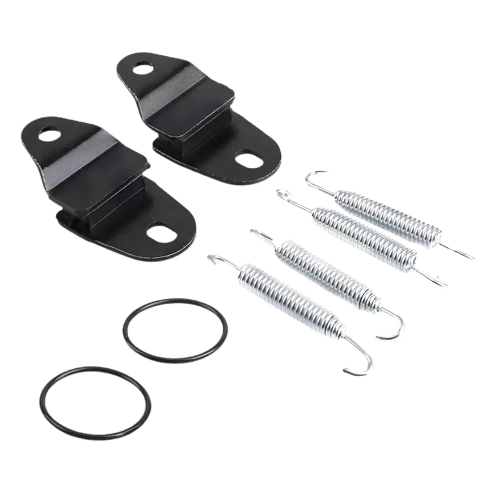 Durable Exhaust Muffler Bracket Kit with Spring&Washer 87-06