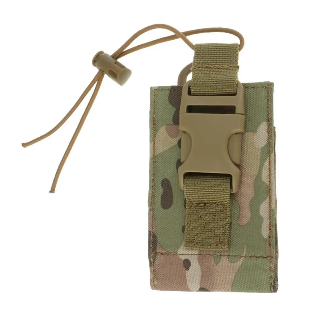 Molle Belt Radio Pouch Waist Bag , Camping Hunting