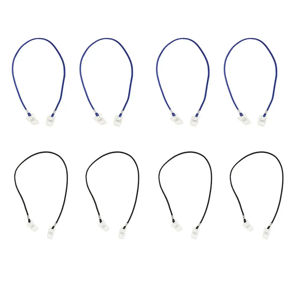 Baby Senior Adult Napkin Clip Strap Lanyard Bib Holder Neck Chain Blue Black