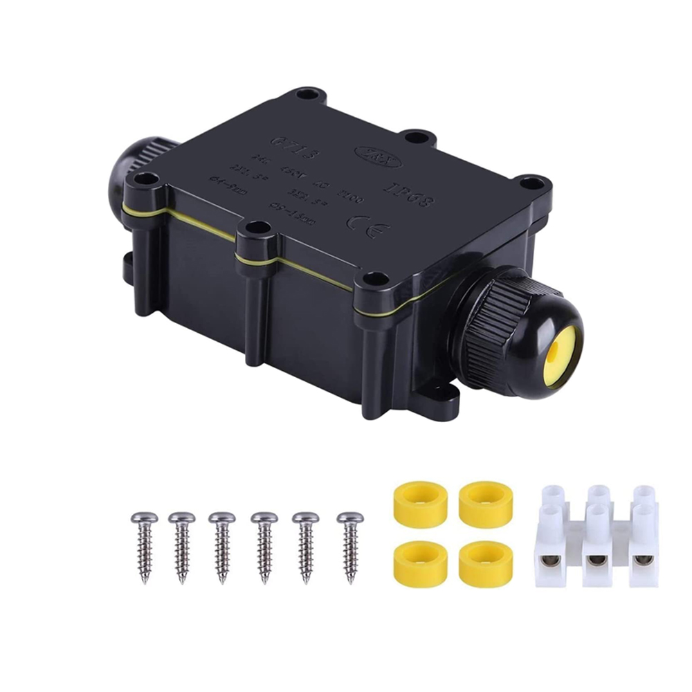 Description Picture 2 of itemWaterproof IP68 Underwater External 2Way 1IN1OUT Cable Connector Wire Range 5 to 15mm Outdoor Power Cord Electric Junction Box
