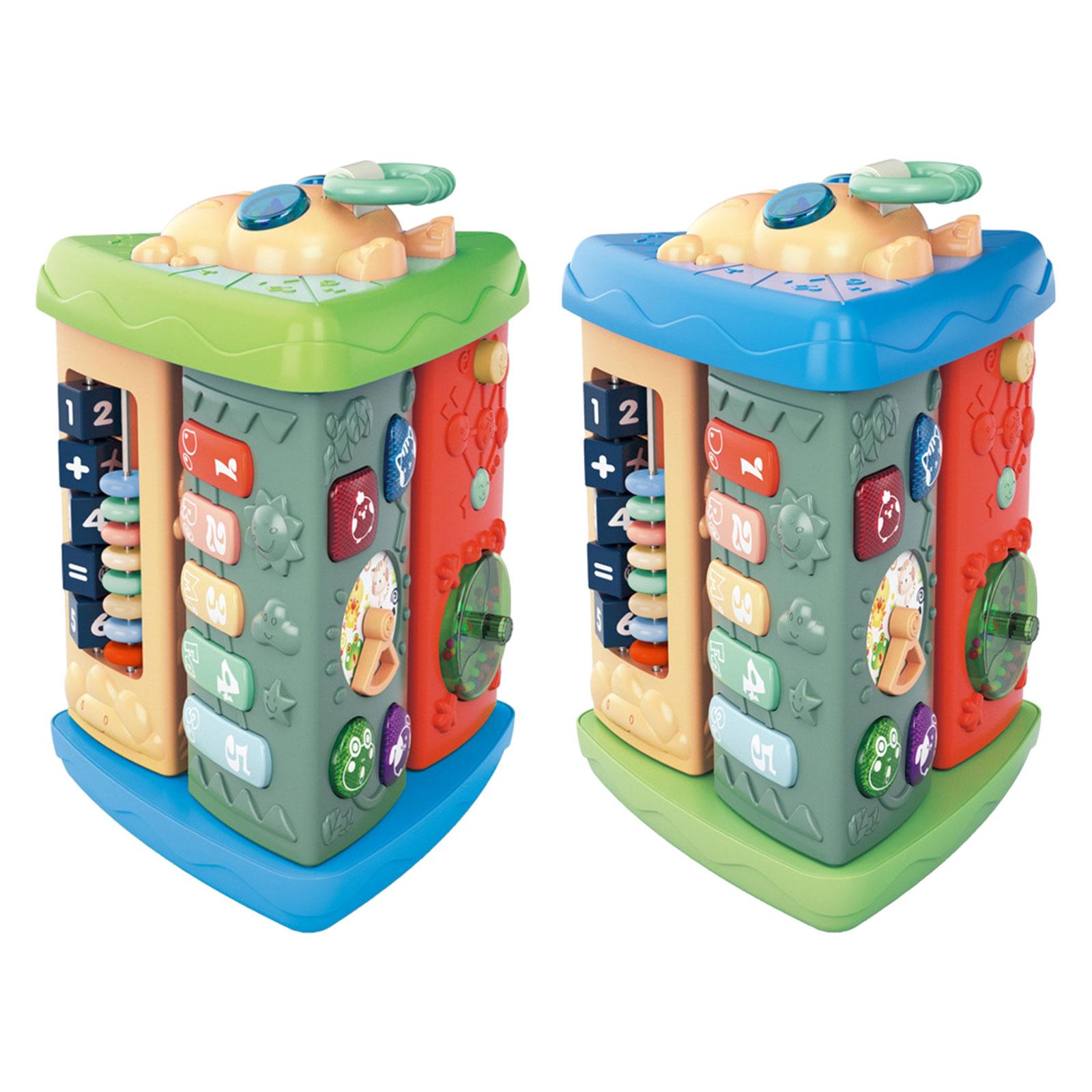 Musical Activity Toy Sensory Sound Toys Activity Cube Sound Busy Board for Kids 1 2 3 Preschool Birthday Gifts