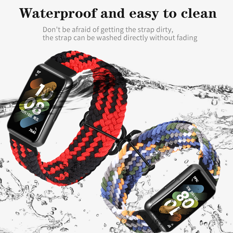 Bracelet en Nylon réglable Xiaomi Mi B respirant 7Pro, accessoires de remplacement, Bracelet pour Mib 7 Pro_voghion.com