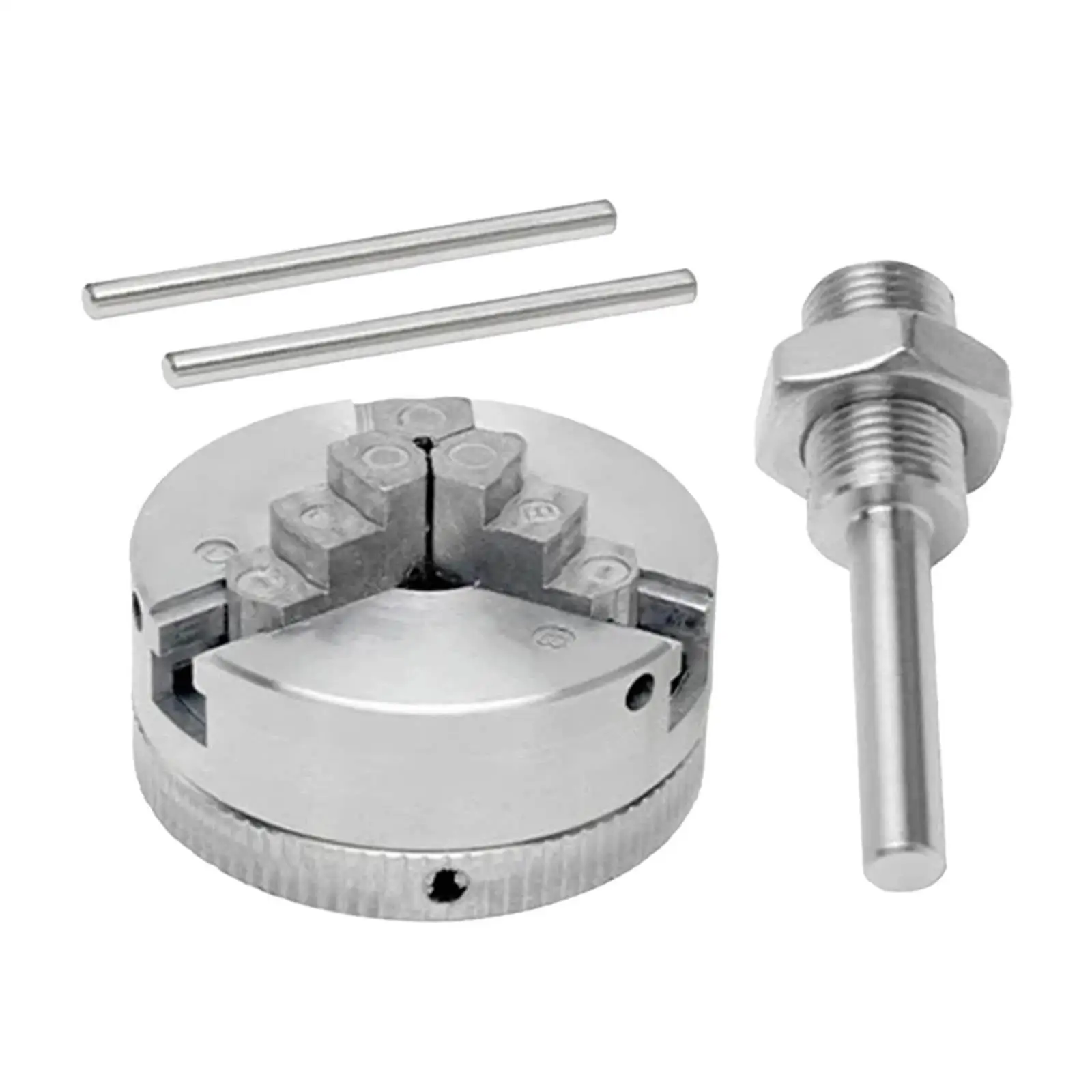 3 Jaws Chuck Portable Electric Drill Chuck Self Centering Lathe Chuck for Grinding Machine Milling Machine Mini Lathe Parts